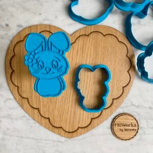 Foremka + stempel Królik stokrotka