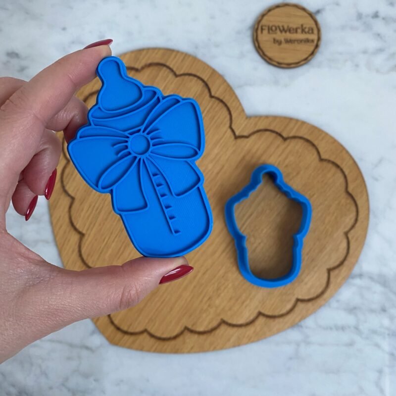 Foremka + stempel Butelka z kokardą