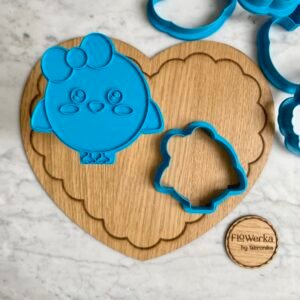 Foremka + stempel Kurczaczek z kokardką