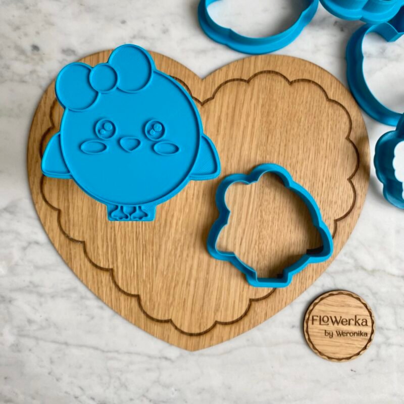 Foremka + stempel Kurczaczek z kokardką