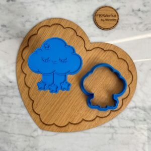 Foremka + stempel Chmurka z gwiazdami