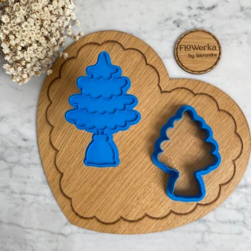 Foremka + stempel Choinka na słupku