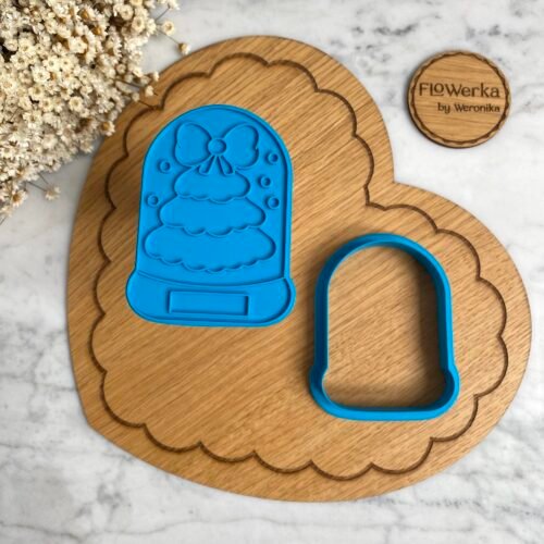 Foremka + stempel Choinka w szkle