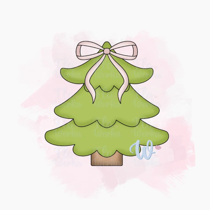 Foremka Choinka z kokardą 1