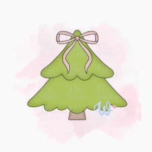 Foremka Choinka z kokardą 2