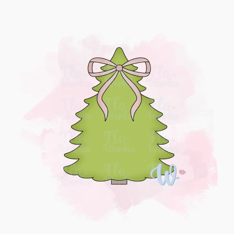 Foremka Choinka z kokardą 4