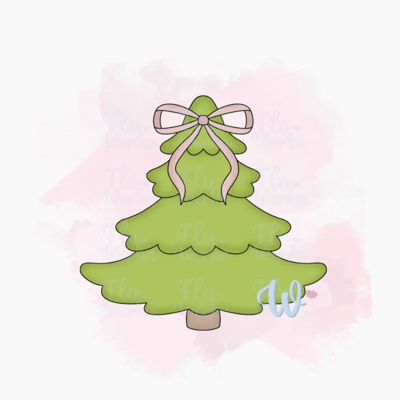 Foremka Choinka z kokardą 5