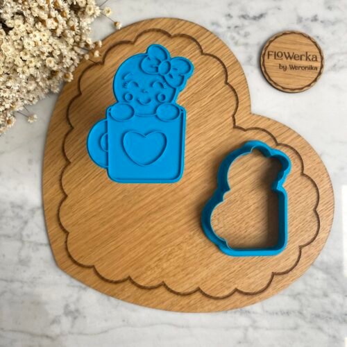 Foremka + stempel Ciasteczkowa w kubku