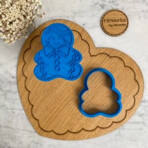 Foremka + stempel Ciastek z kokardą