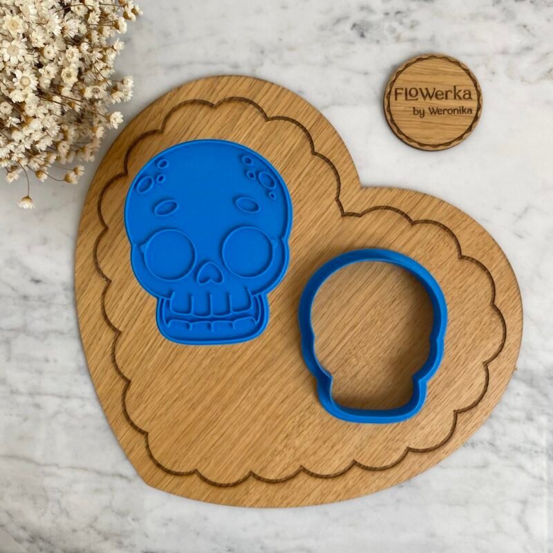 Foremka + stempel Straszna Czaszka