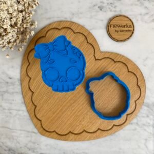 Foremka + stempel Czaszka z kokardą