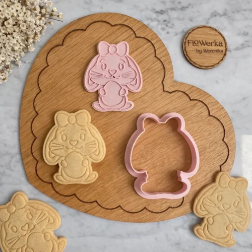Foremka + stempel Słodki króliczek