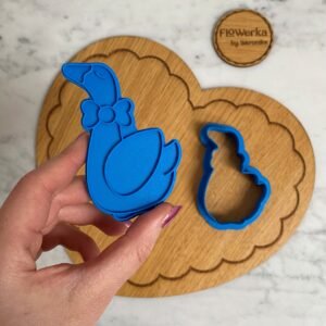 Foremka + stempel Gęś z kokardą