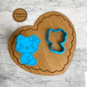 Foremka + stempel Kot z kokardą