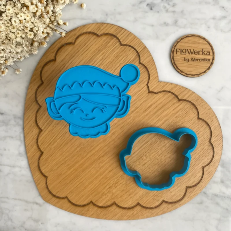 Foremka + stempel Głowa elfa