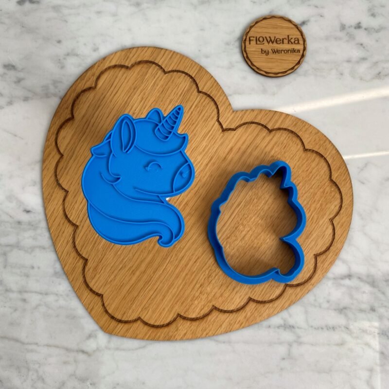 Foremka + stempel Głowa jednorożca