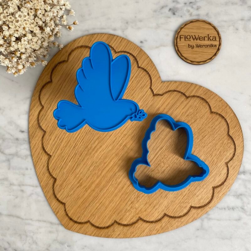 Foremka + stempel Gołąb z gałązką