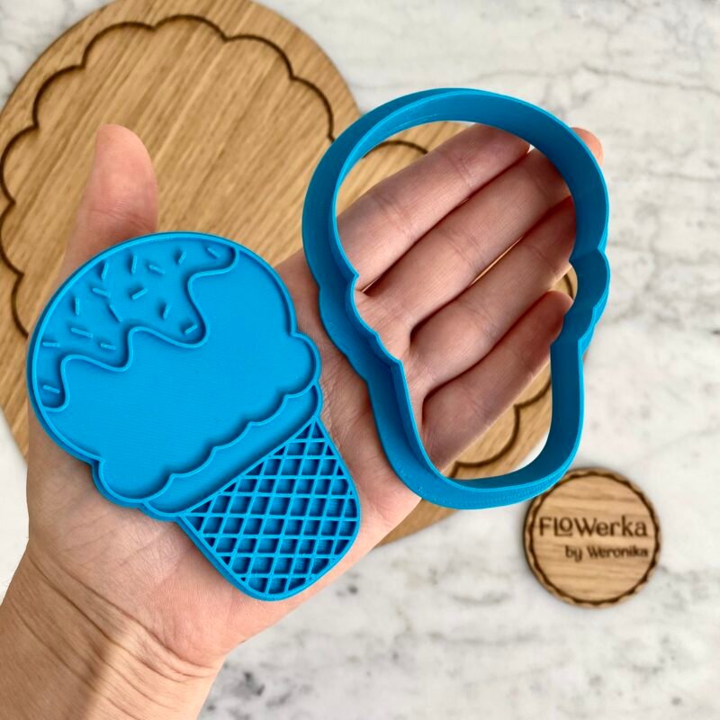 Foremka + stempel Lody z posypką