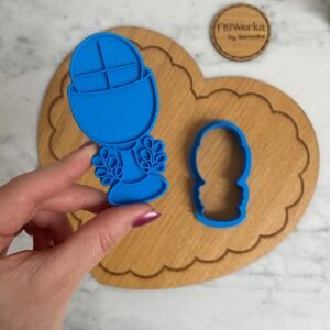 Foremka + stempel Kielich z gałązkami