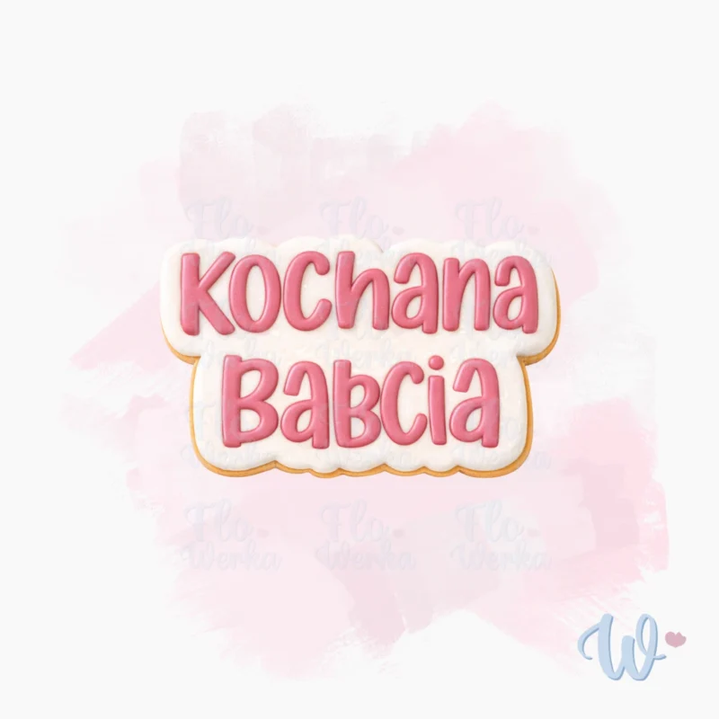 kochana-babcia-flowerka3d-foremka-dzień-babci Foremka Kochana Babcia
