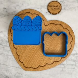 Foremka + stempel Kosz z pisankami