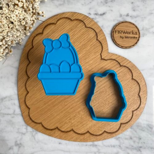 Foremka + stempel Koszyczek z pisankami