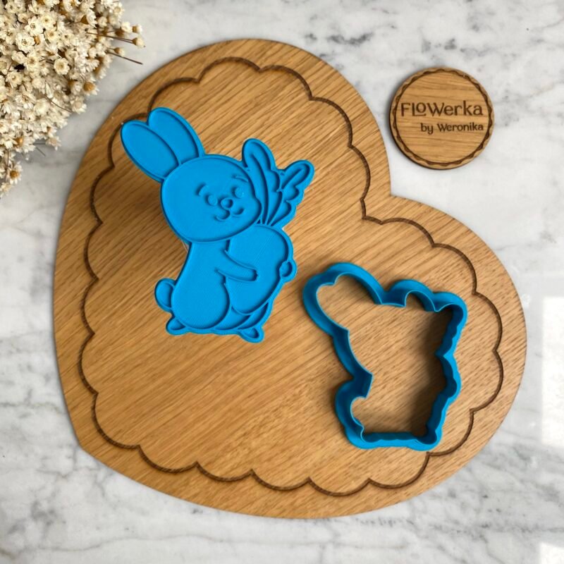Foremka + stempel Króliczek z marchewką I