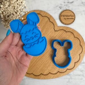 Foremka + stempel Króliczek w skorupce