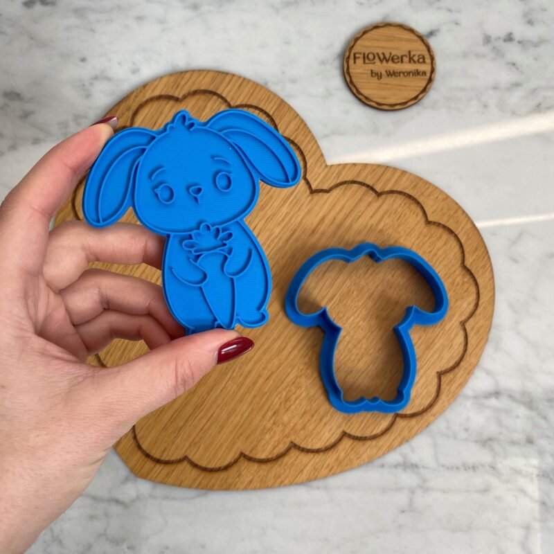 Foremka + stempel Zajączek z marchewką