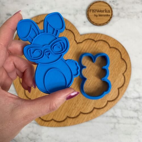 Foremka + stempel Królik nerd