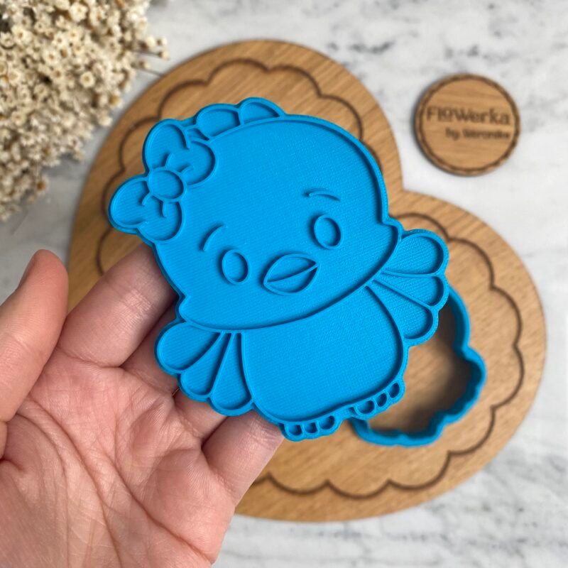 Foremka + stempel Kurczaczek z kokardą