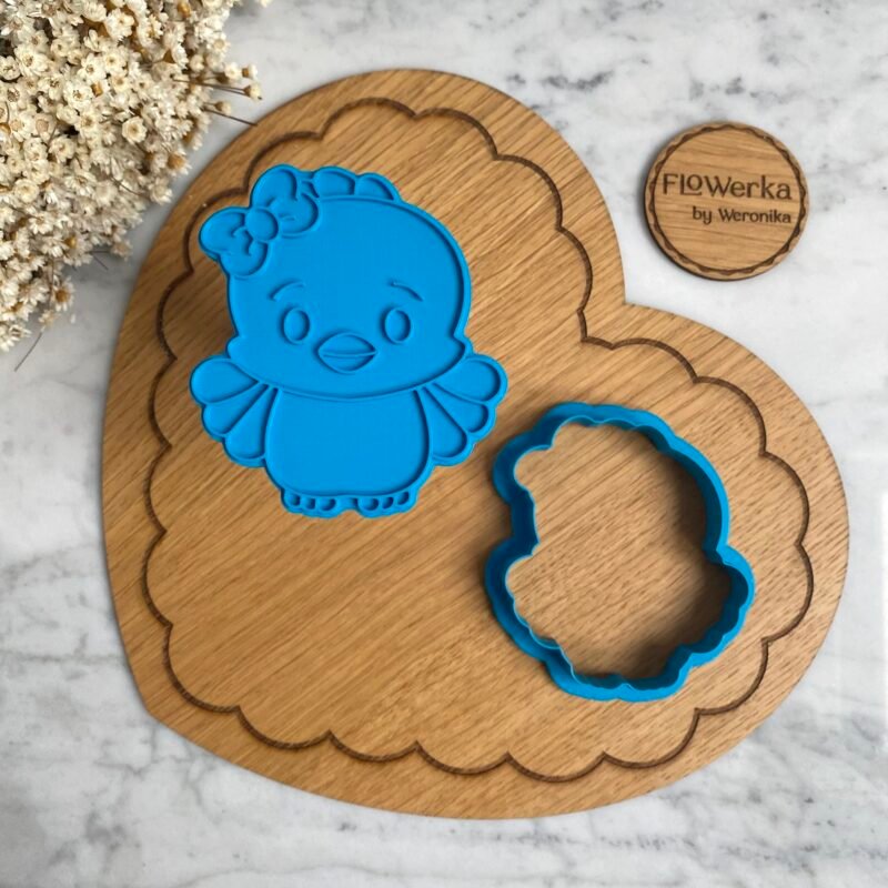 Foremka + stempel Kurczaczek z kokardą
