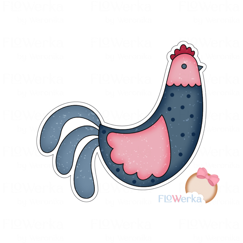 kurka-foremka-flowerka-chick-cookie-cutter.png Foremka + stempel Wielkanocna kurka