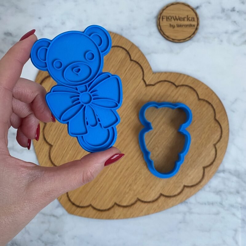 Foremka + stempel Miś grzechotka