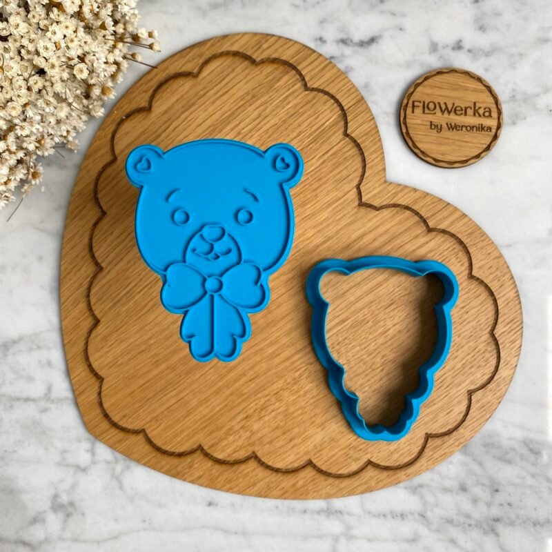 Foremka + stempel Miś z kokardą