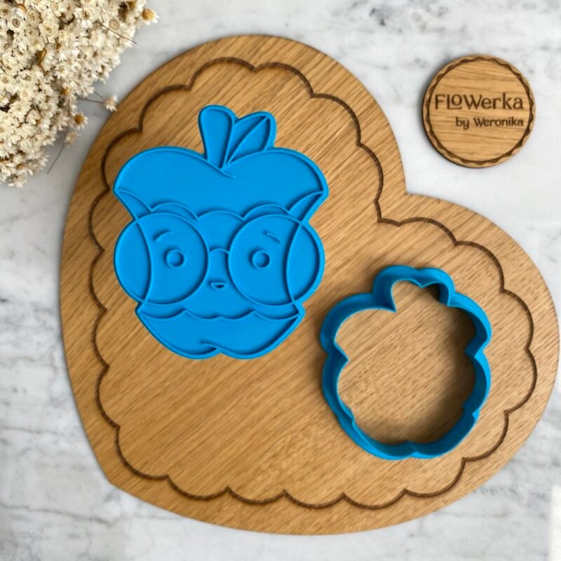 Foremka + stempel Nerd Ugryzione Jabłko