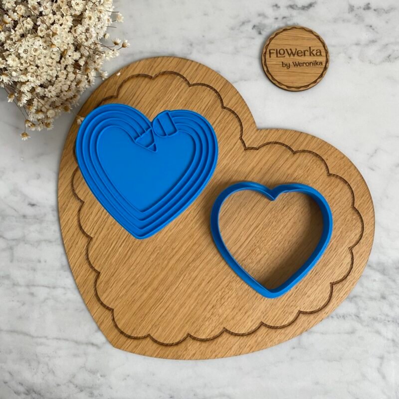 Foremka + stempel Ołówek serce