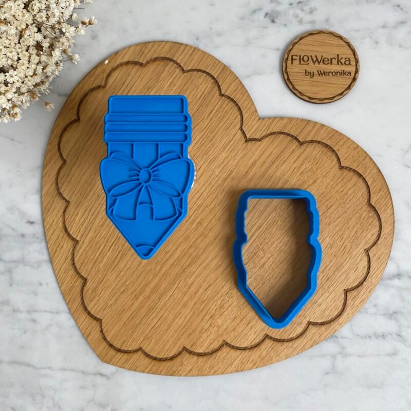 Foremka + stempel Ołówek z kokardą