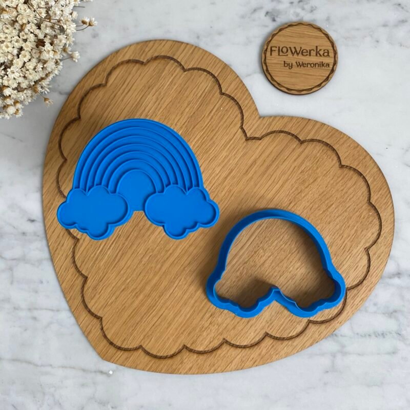 Foremka + stempel Pastelowa tęcza