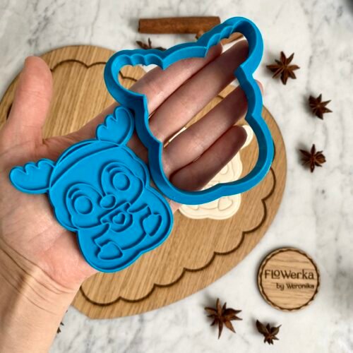 Foremka + stempel Pingwin z kubkiem