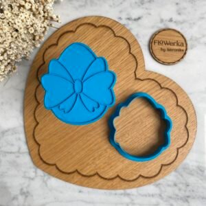 Foremka + stempel Pisanka z dużą kokardą