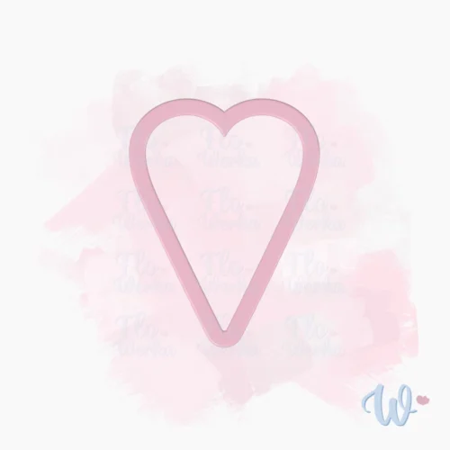 Foremka Serce podłużne 1