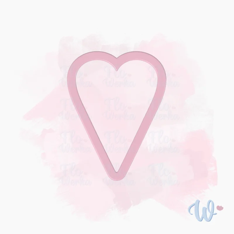 Foremka Serce podłużne 1