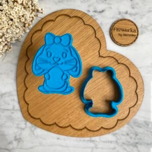 Foremka + stempel Słodki króliczek