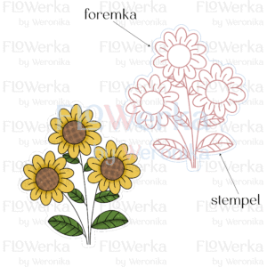 Foremka + stempel Słoneczniki