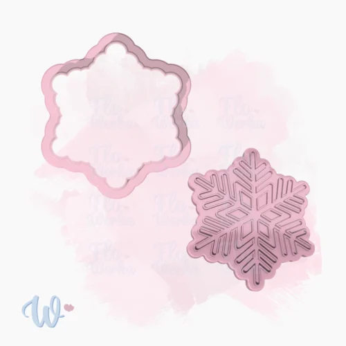 Foremka + stempel Śnieżynka