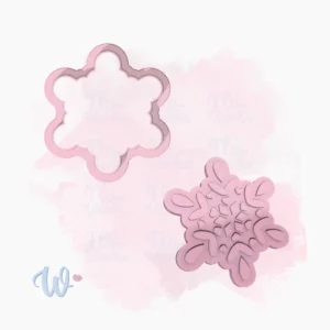 Foremka + stempel Spadająca śnieżynka II