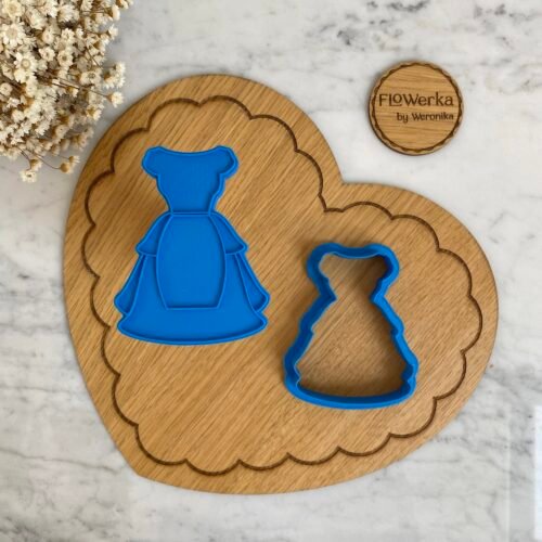 Foremka + stempel Suknia z trenem