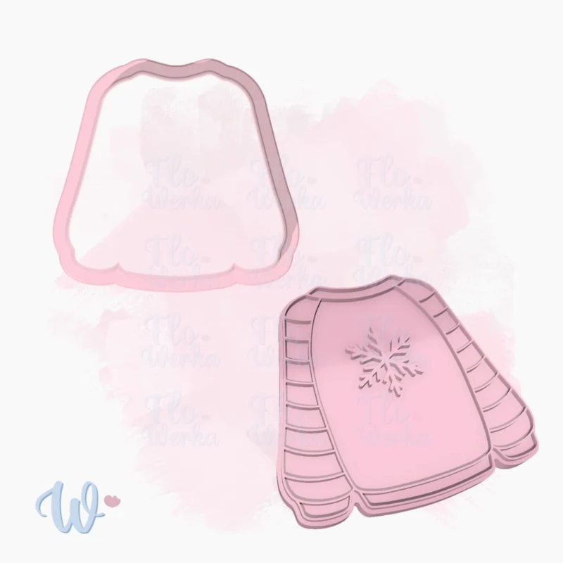 Foremka + stempel Zimowy sweter 2