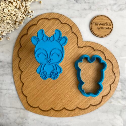 Foremka + stempel Baby renifer